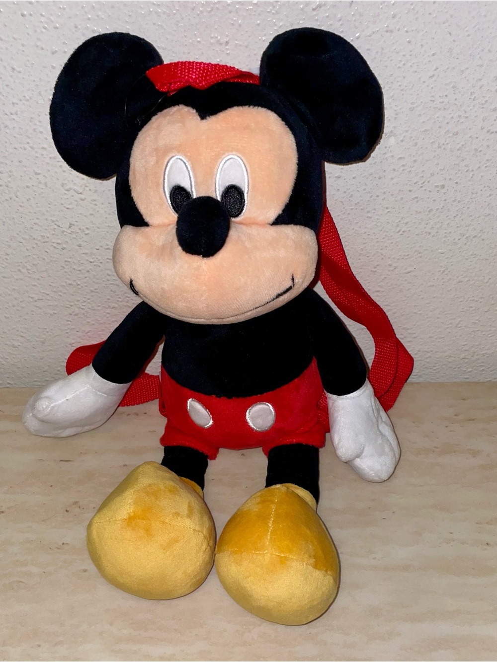 Disney Mickey Mouse Plush Backpack